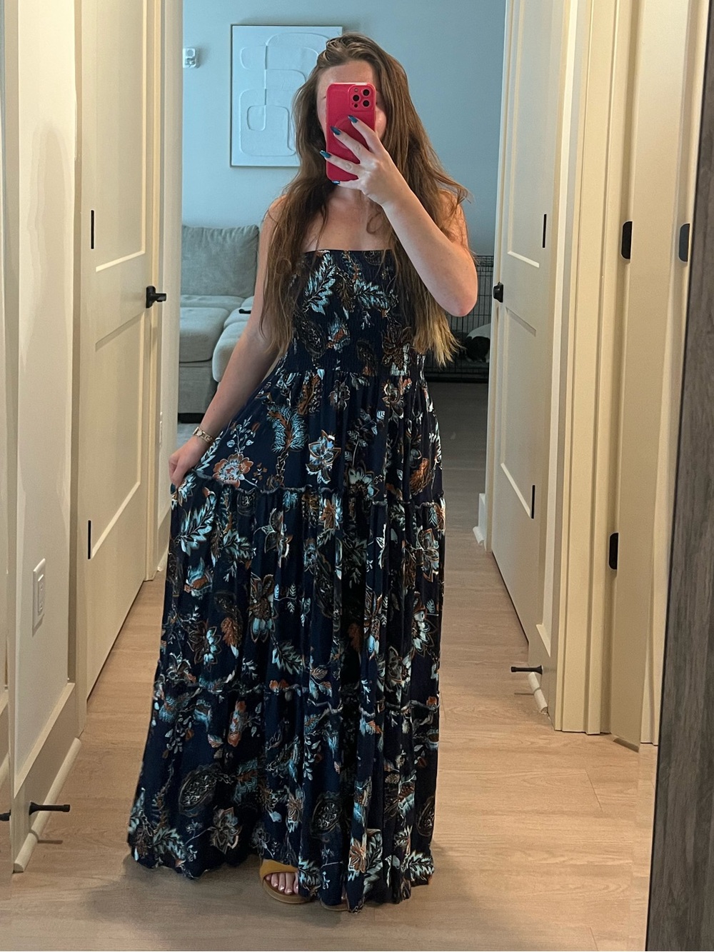 JAASE Strapless Bohemian/Beachy Dress